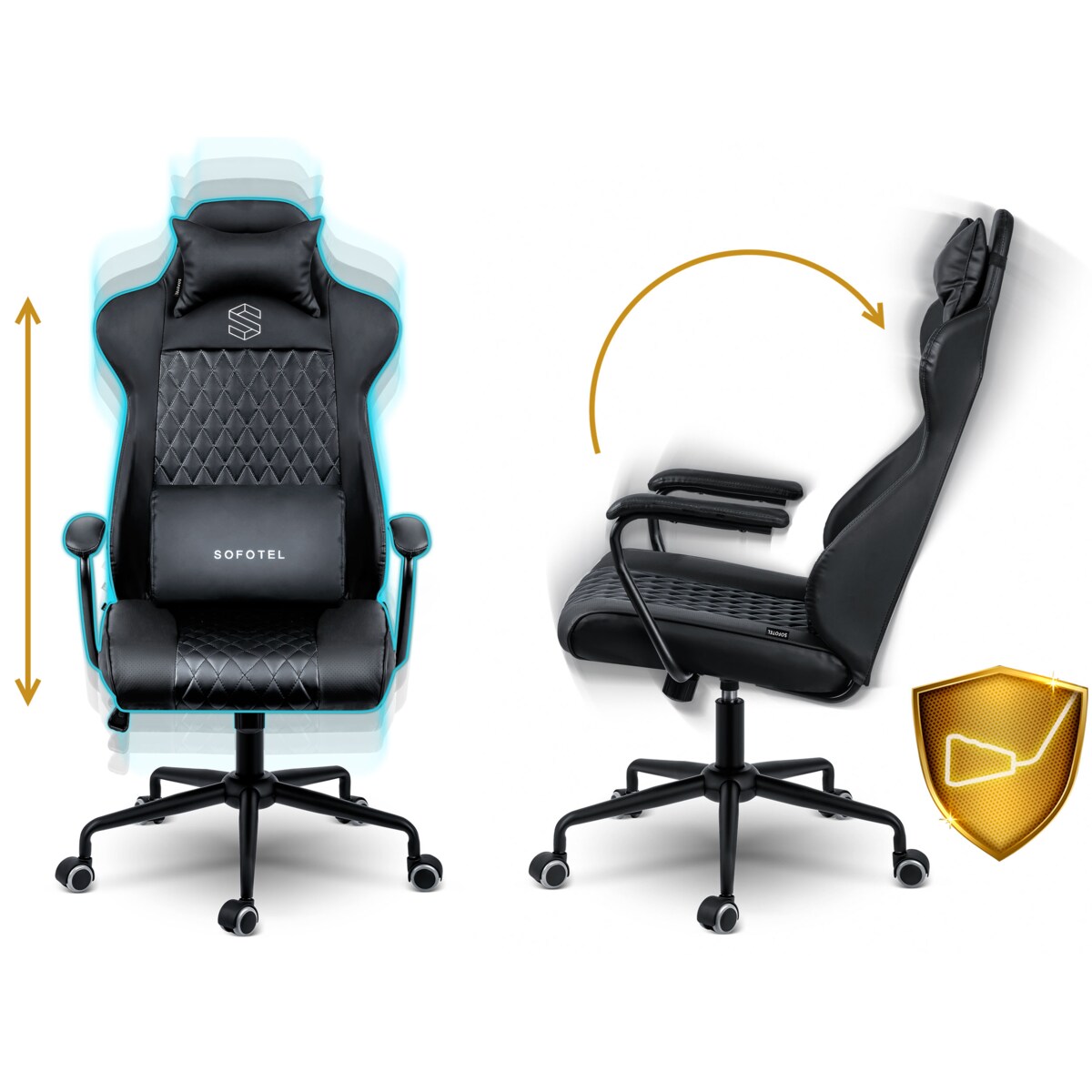 Fotel biurowy obrotowy krzesło biurowe Sofotel Werona