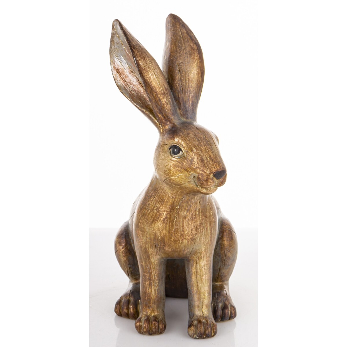 Dekoracja - złoty królik 24x10x15 cm ANNORA-3