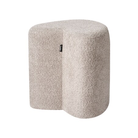 Puf SCOTIA Szenil Jasnobrązowy 40 cm 33 cm 44 cm