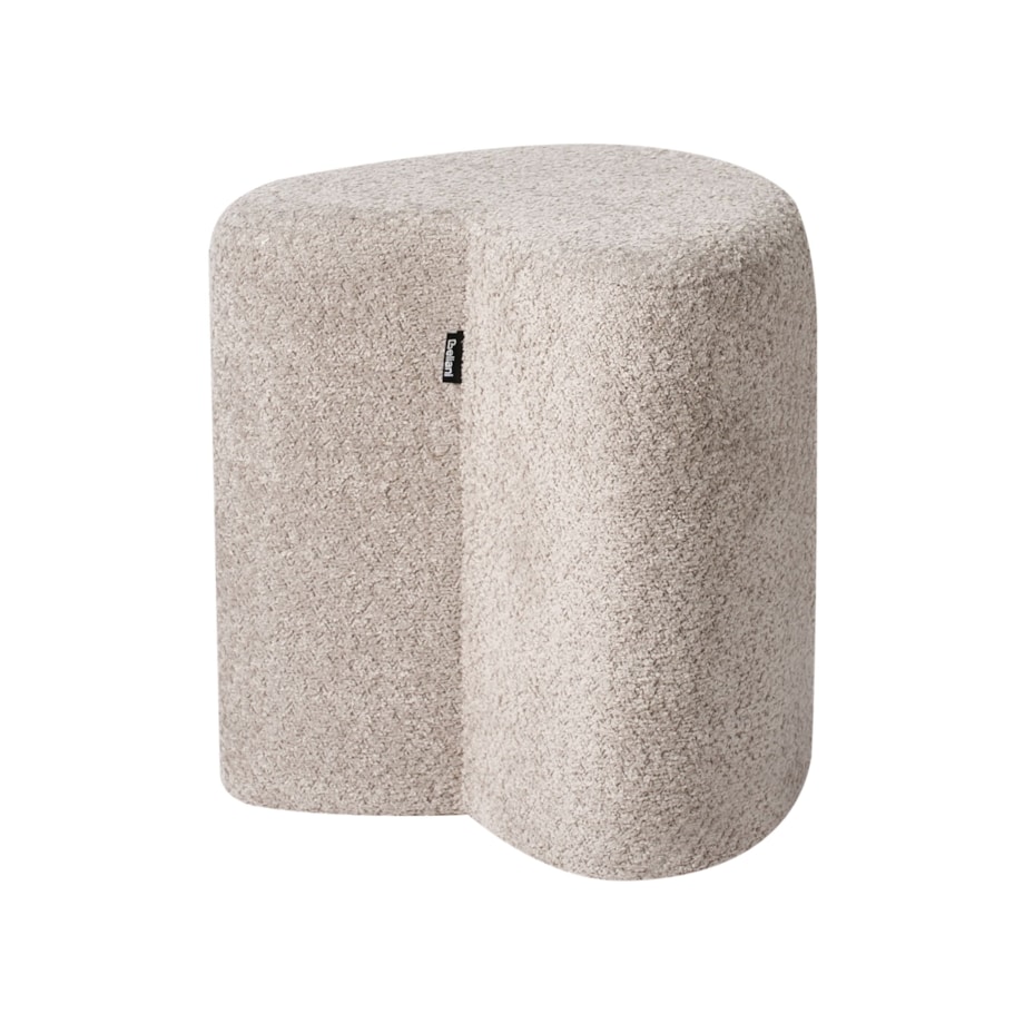 Puf SCOTIA Szenil Jasnobrązowy 40 cm 33 cm 44 cm