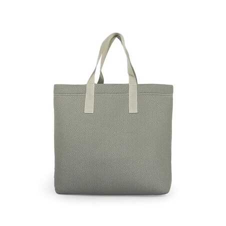 Torba plażowa szara jasne rączki 45x36 cm