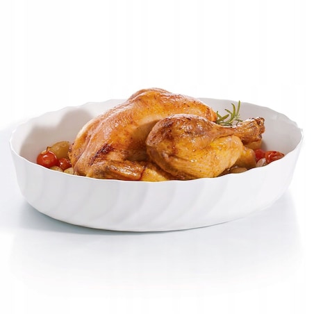 żaro NACZYNIE białe 36x29cm do zapiekania LUMINARC