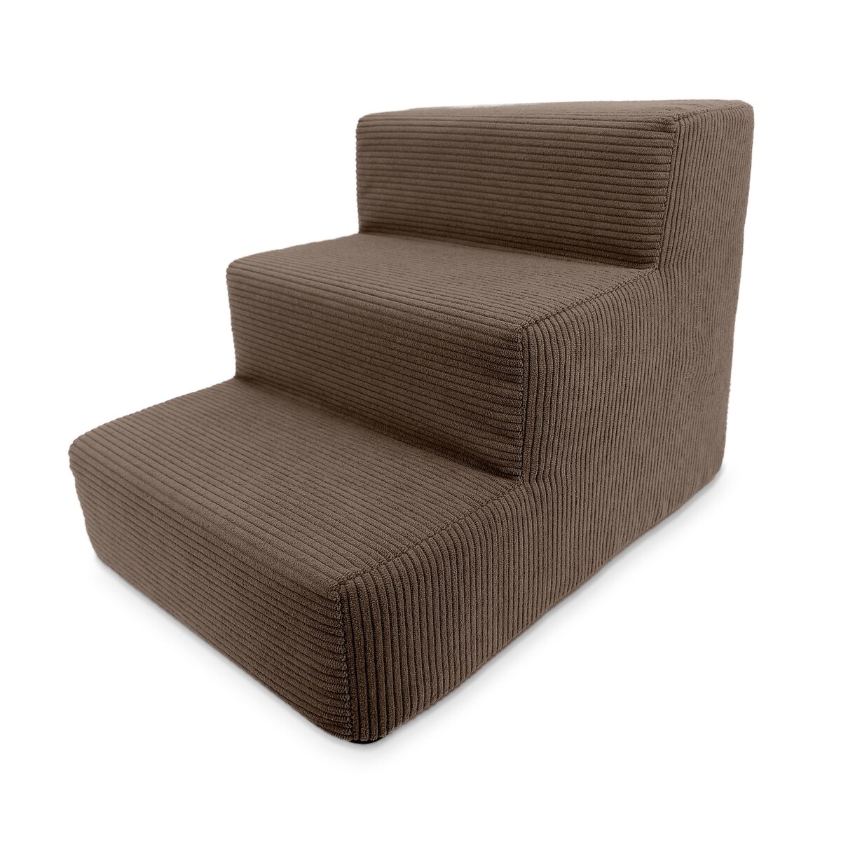 Schodki dla psa kota brązowe 3 stopniowe