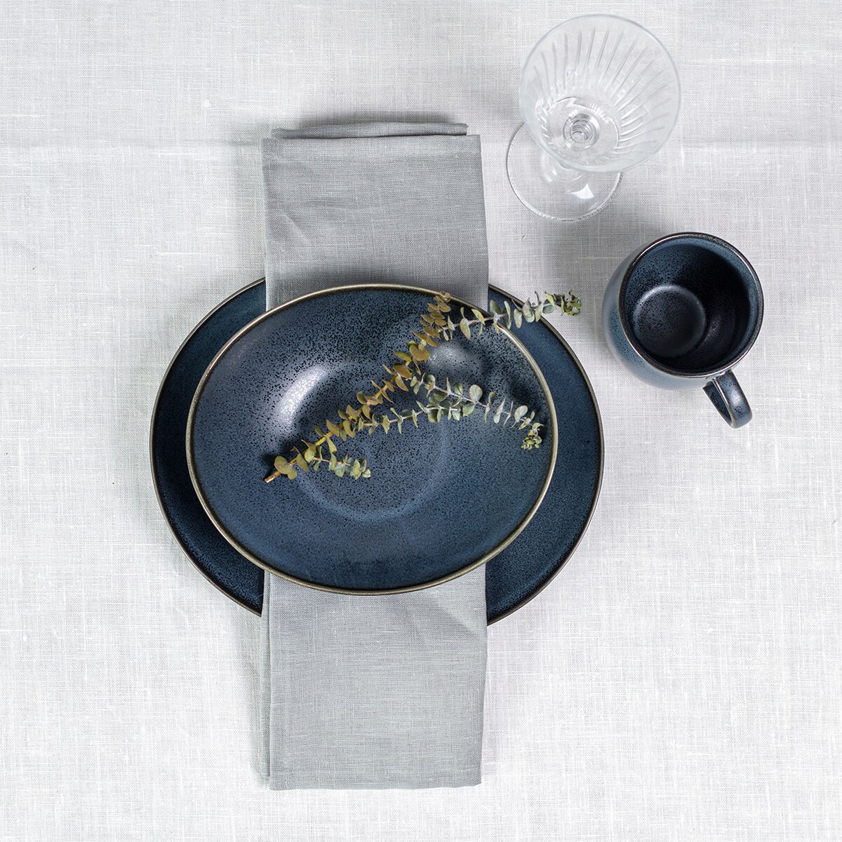 Talerz głęboki Della, 22,5 x 19 x 4,8-6 cm