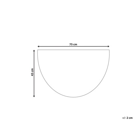 Wycieraczka BUHI Naturalny 45 x 75 cm Napis Włókno kokosowe
