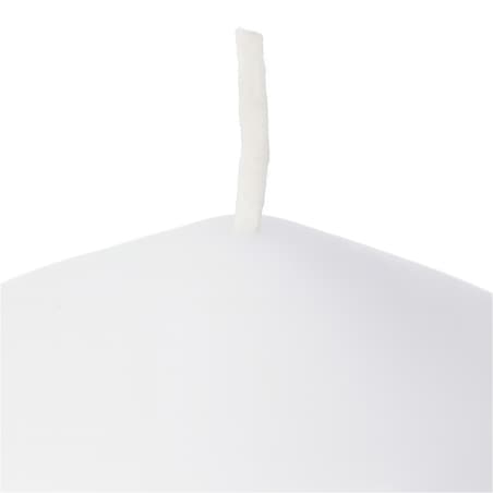 Świeca Świeczka Świąteczna Boże Narodzenie Filar Prosta 7X15 Cm Biała