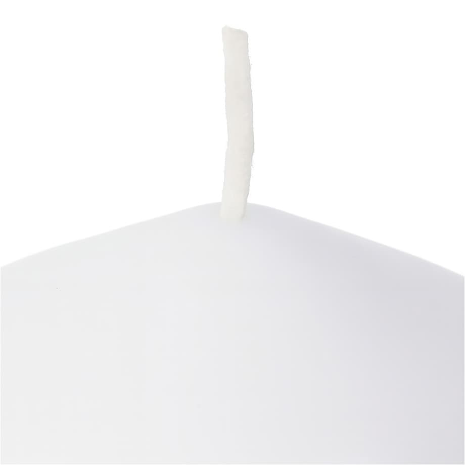 Świeca Świeczka Świąteczna Boże Narodzenie Filar Prosta 7X15 Cm Biała