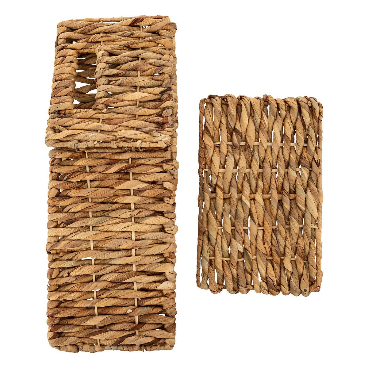 Kosz pleciony MAURA, z hiacyntu wodnego