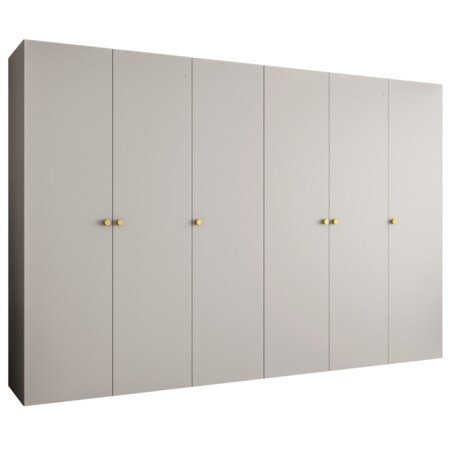 Szafa uchylna otwierana PARMA 1 300 wys. 202 cm Kaszmir + u. Złoty