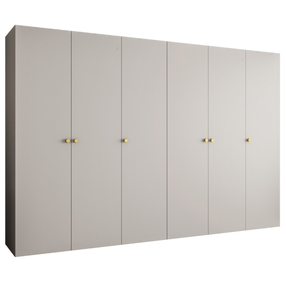 Szafa uchylna otwierana PARMA 1 300 wys. 202 cm Kaszmir + u. Złoty