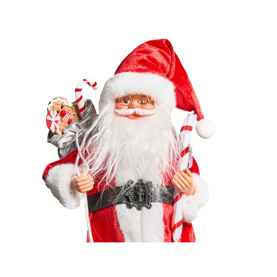 Dekoracja świąteczna ORMSAVATNET Mikołaj 45 cm Czerwony