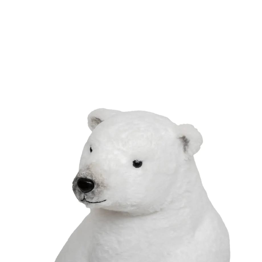 Figurka - mama miś polarny z niedźwiadkami 95 cm