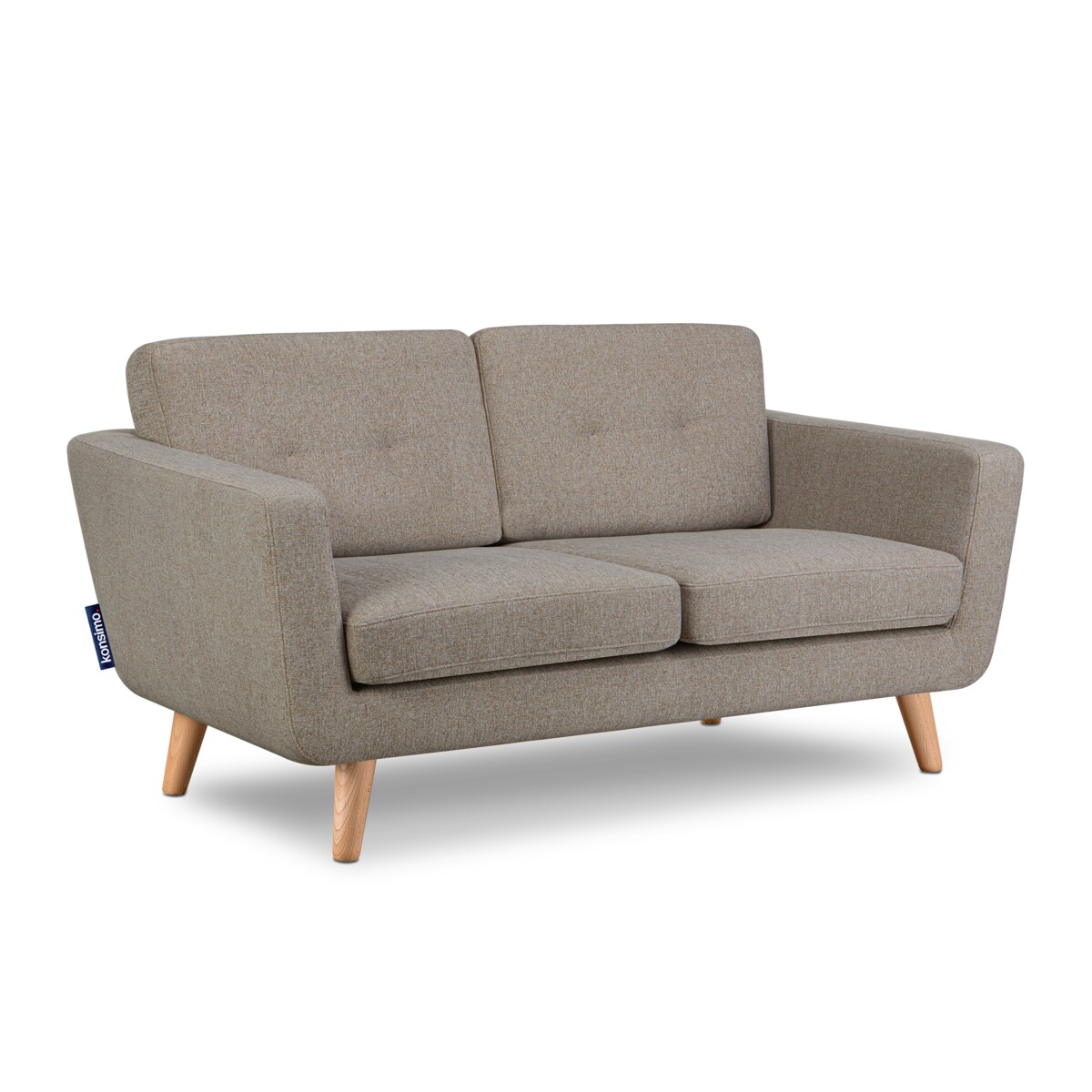 KONSIMO TAGIO II Sofa 2-osobowa, kolor brązowy