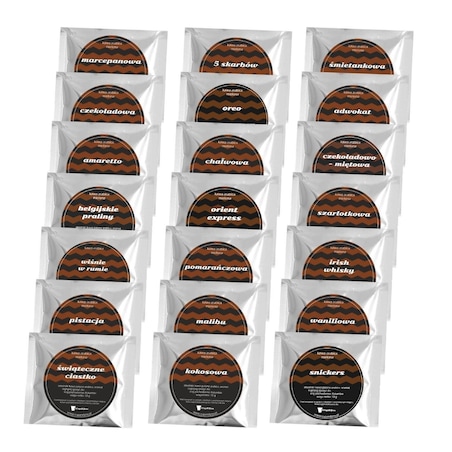 HAPPY EASTER zestaw kaw smakowych aromatyzowanych na Wielkanoc - prezent upominek na zajączka święta wielkanocne dla niej niego mamy taty siostry