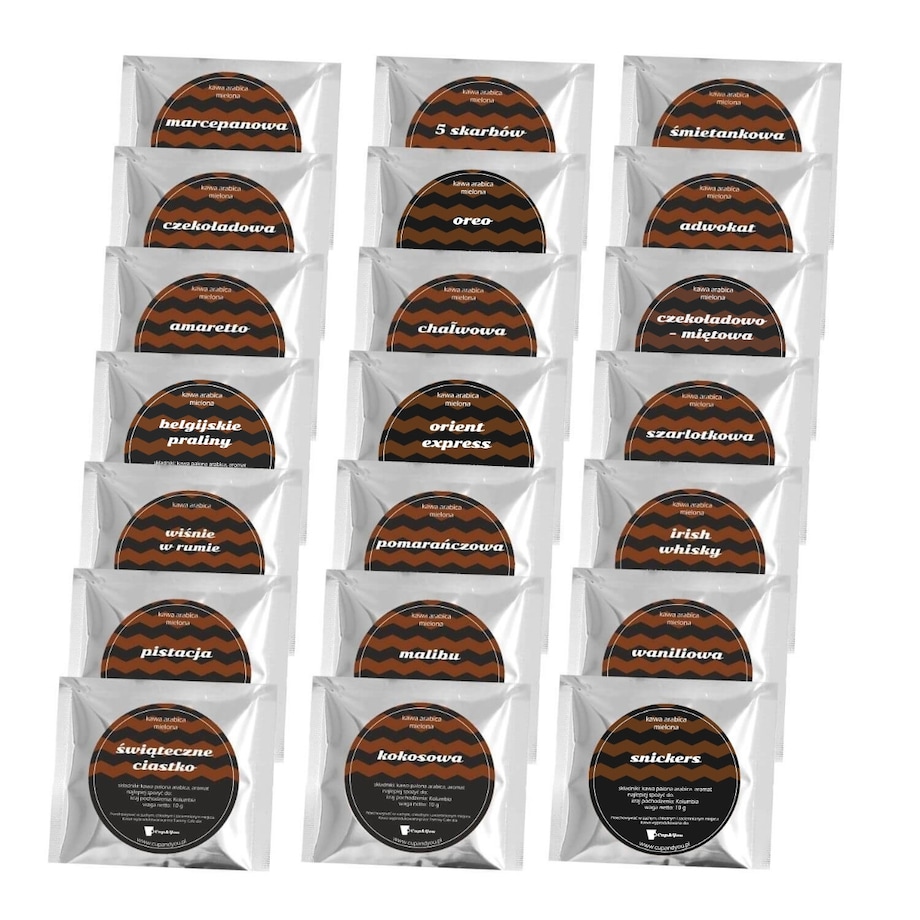 HAPPY EASTER zestaw kaw smakowych aromatyzowanych na Wielkanoc - prezent upominek na zajączka święta wielkanocne dla niej niego mamy taty siostry