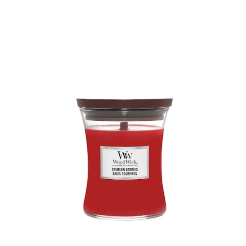 WoodWick świeca mała CRIMSON BERRIES