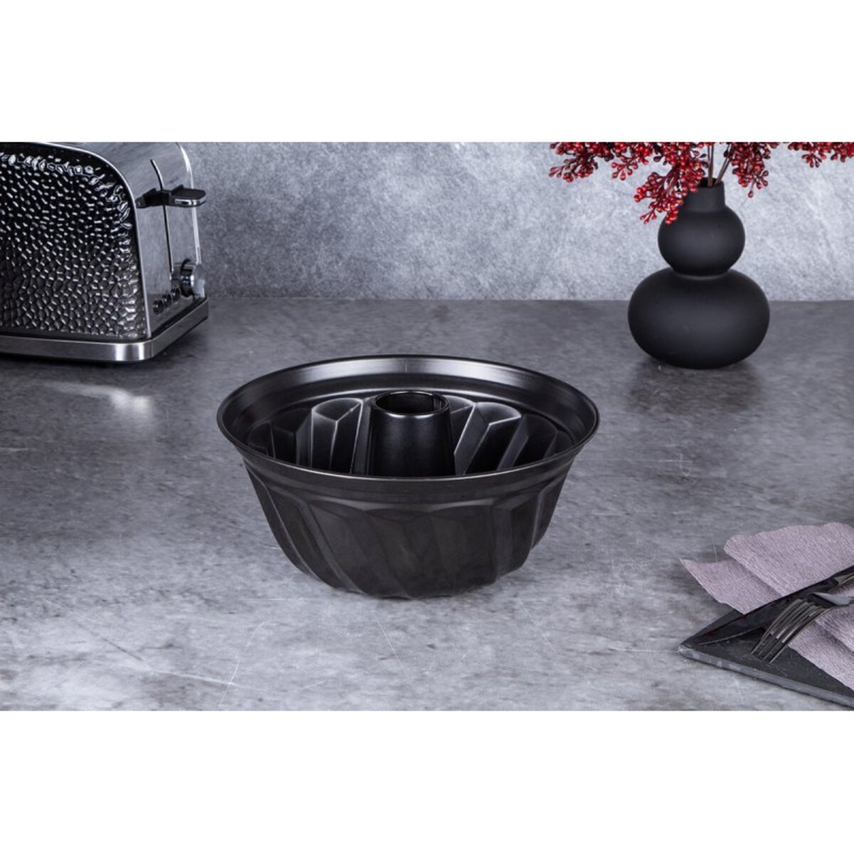 Forma do pieczenia babki 25x10.5cm BERLINGER HAUS Shiny Black