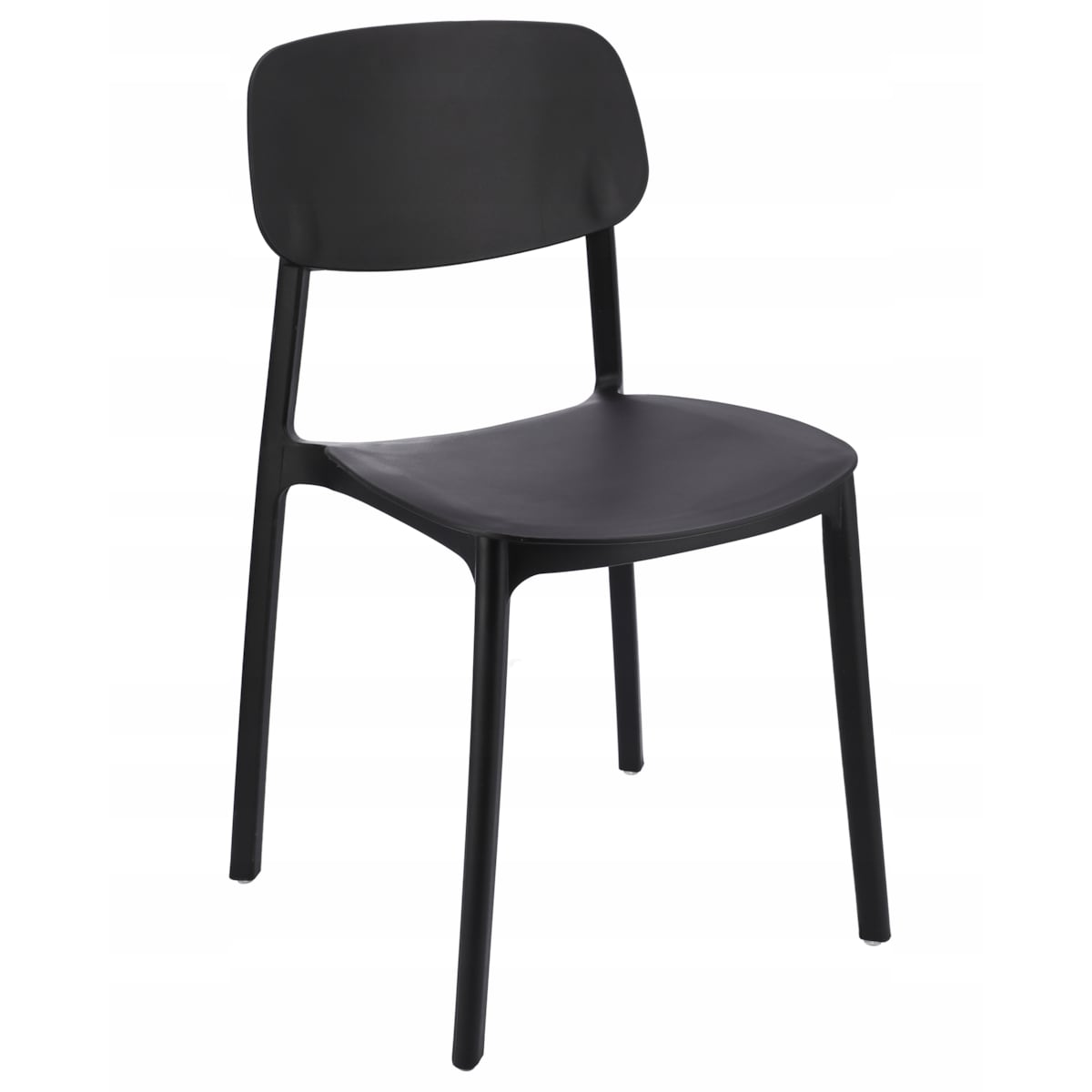 4 X Krzesło Do Jadalni Kuchni Stołu Zestaw Komplet Lara Czarne