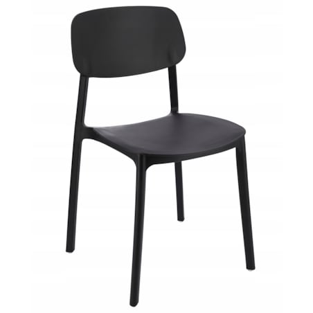 4 X Krzesło Do Jadalni Kuchni Stołu Zestaw Komplet Lara Czarne