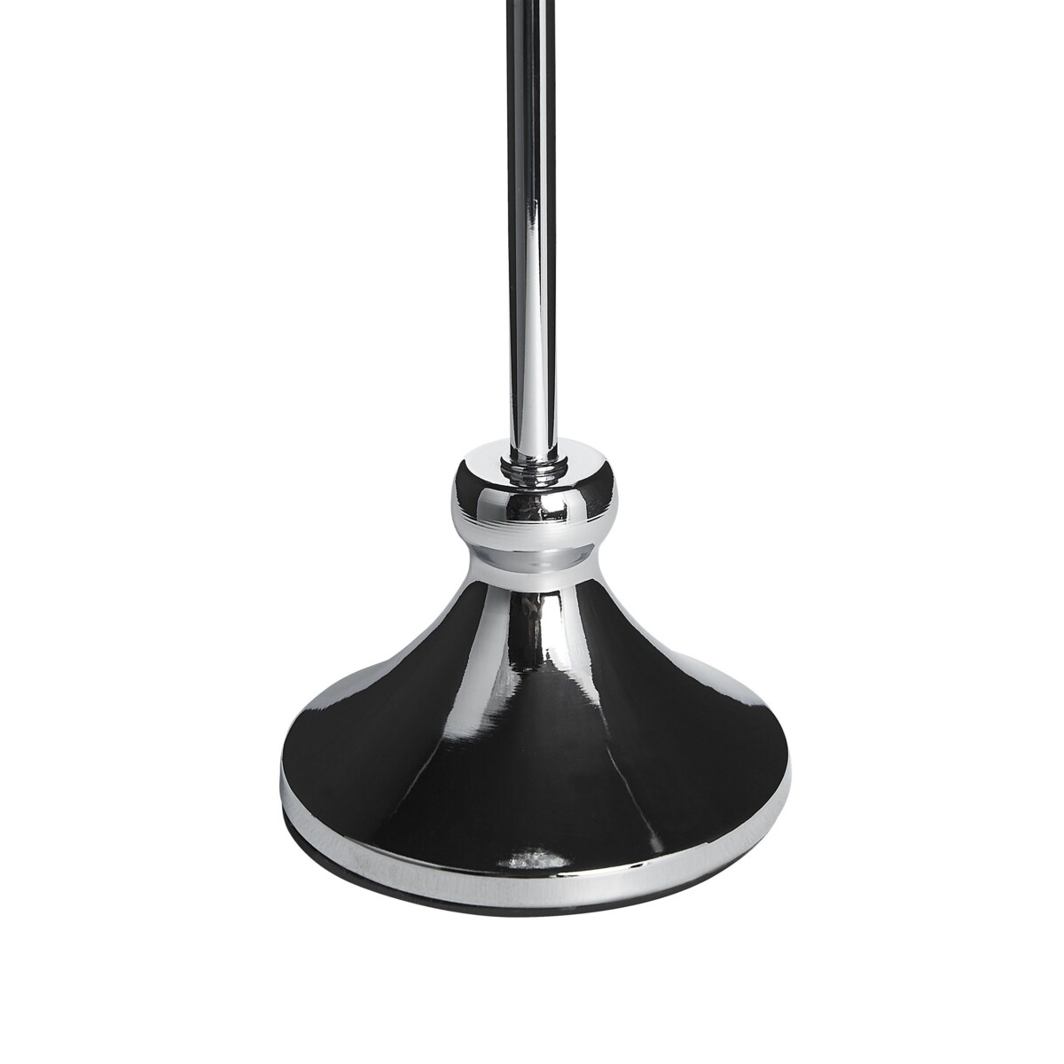 Świecznik metalowy 27 cm srebrny ESTERNAY