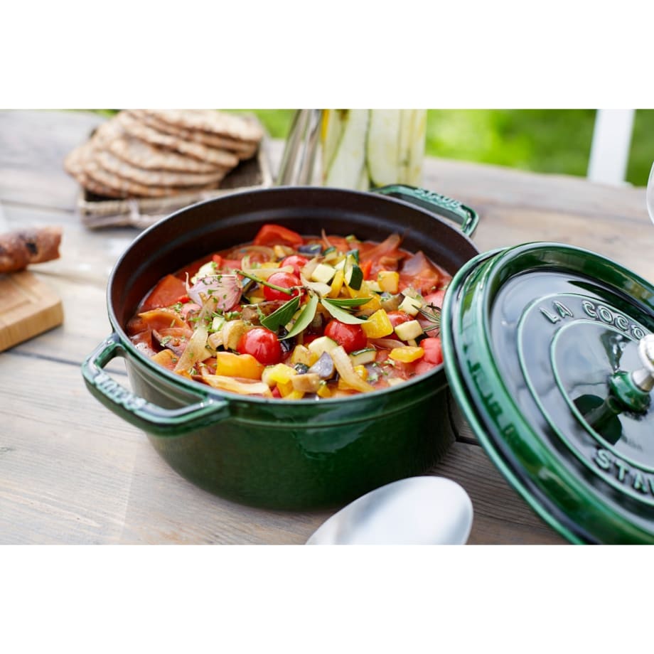 Garnek żeliwny okrągły Staub - 3.8 ltr, Zielony