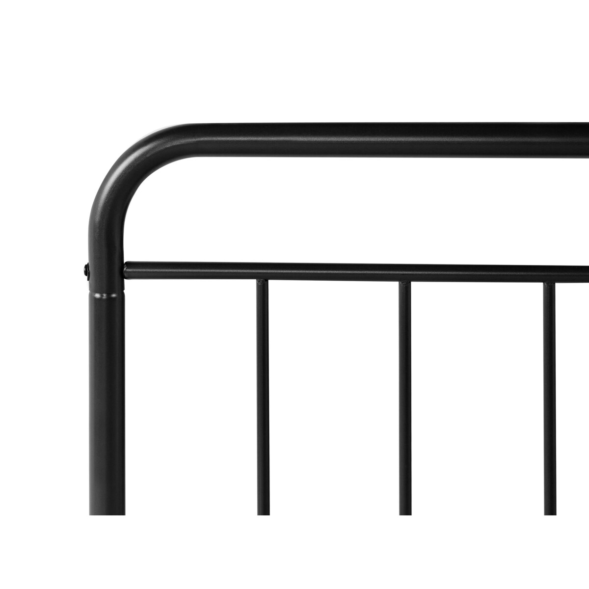 Rozsuwane łóżko dziecięce Metal ANAIS 90 x 200 cm Czarny