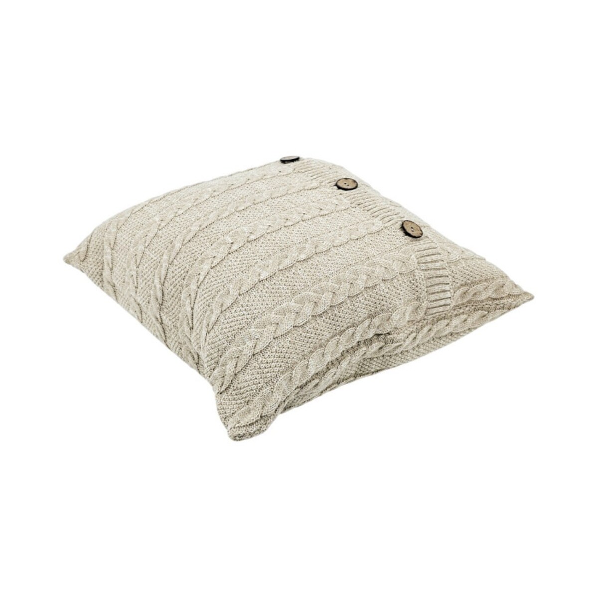 Poszewka dzianinowa bawełniana – VENEZIA LATTE