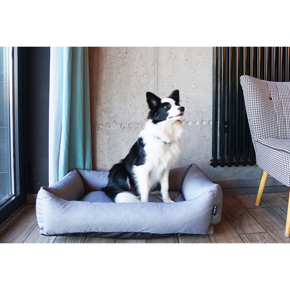 Wodoodporne legowisko dla psa KOKO, 100x80 cm, Szary