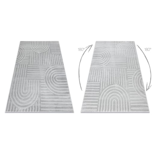 Dywan BALANCE 1918 szary - Geometryczny, 120x170 cm