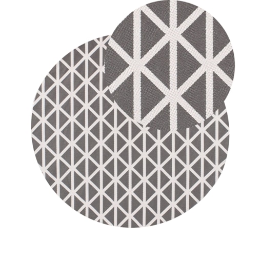 Dywan zewnętrzny PANAJI Szary ø 120 cm