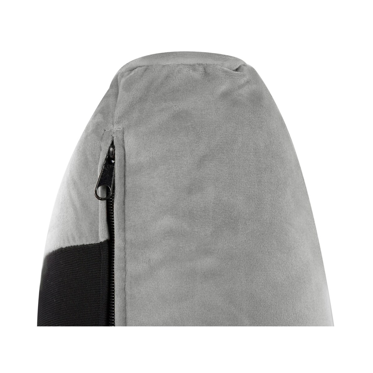 Łóżko welurowe 140 x 200 cm szare MELLE