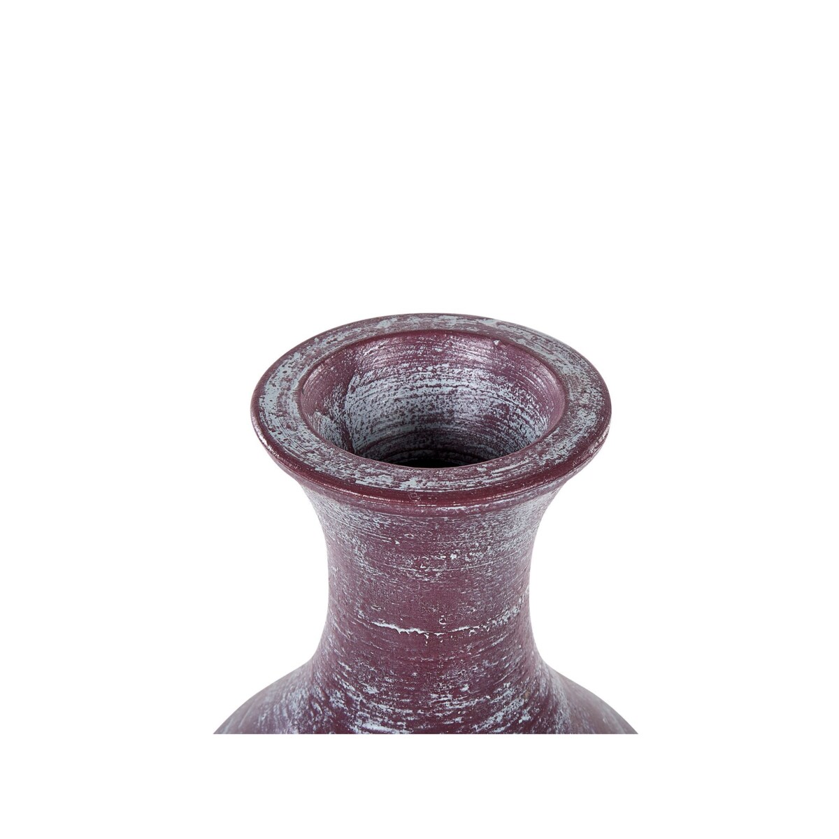 Wazon dekoracyjny z terakoty 57 cm brązowy KARDIA