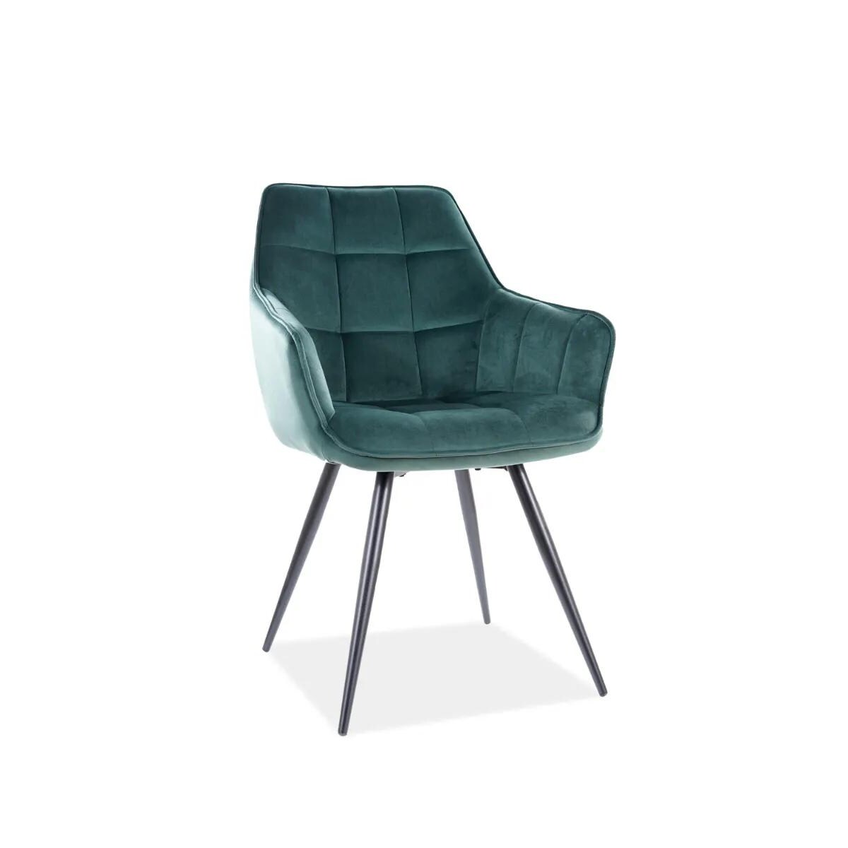 Krzesło LILIA VELVET zielone