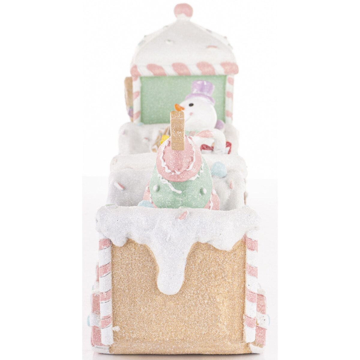 Dekoracja - pociąg ciasteczkowy 19x45x10,5 cm