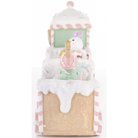 Dekoracja - pociąg ciasteczkowy 19x45x10,5 cm