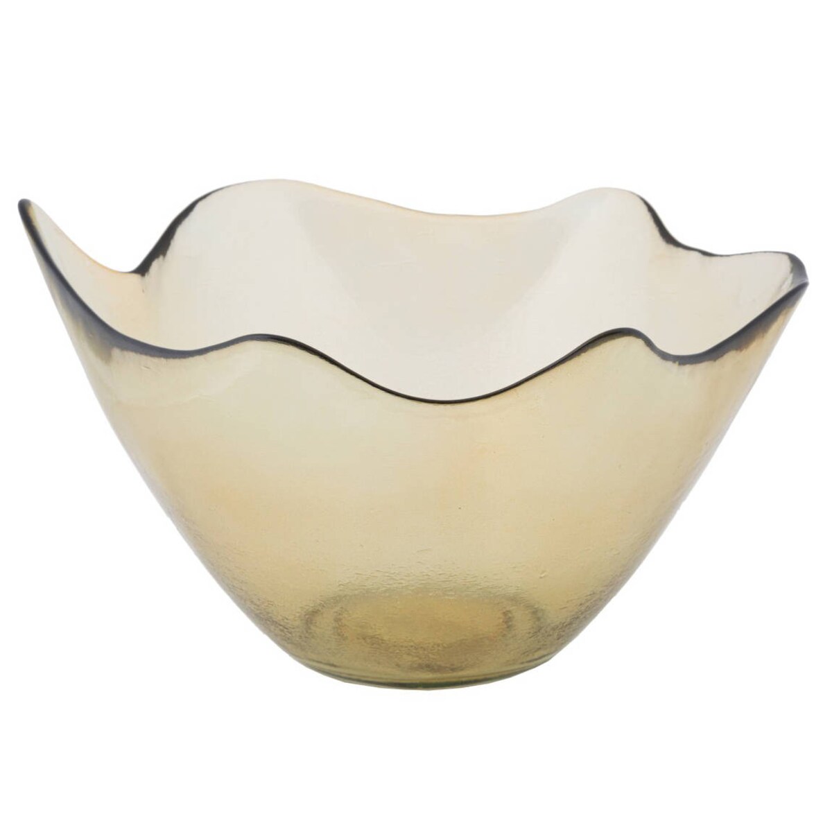 Ozdobna misa ze szkła z recyklingu, Ø 30 cm