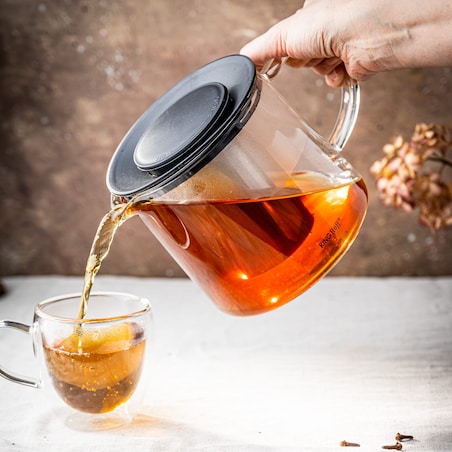 Dzbanek zaparzacz do herbaty kawy 1.5L KINGHOFF