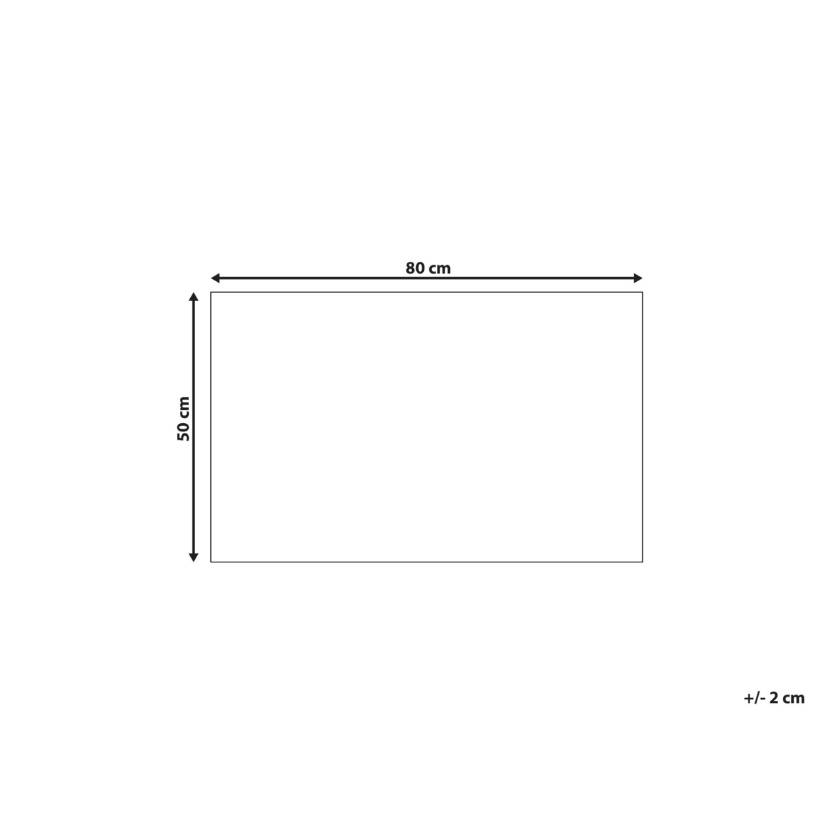 Wycieraczka KATALLA Naturalny 50 x 80 cm Wzór świąteczny Włókno kokosowe