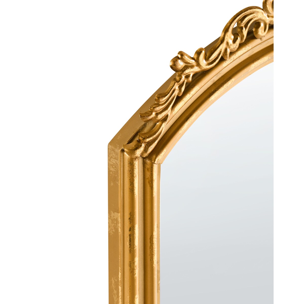 Lustro ścienne GORGES 55 cm 96 cm Metal Złoty