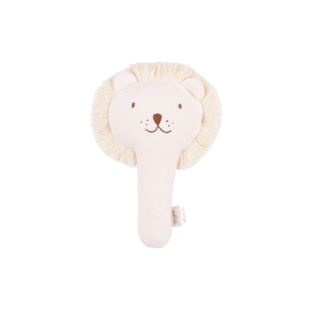 Grzechotka lew organic fleece cream