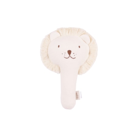 Grzechotka lew organic fleece cream