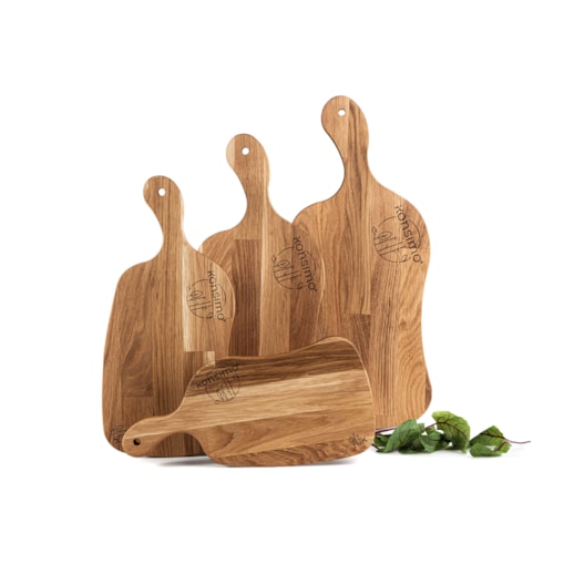 Konsimo LIVO Zestaw desek do krojenia (4szt.), drewno dębowe