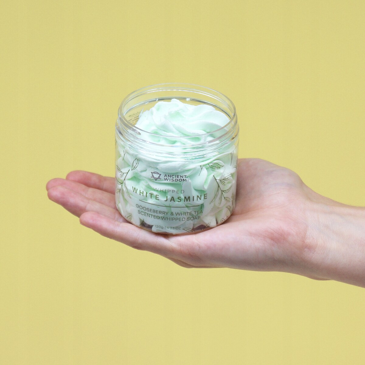 Puszyste Kremowe Mydło 120g Agrest Biała Herbata kąpiel relaks prezent box