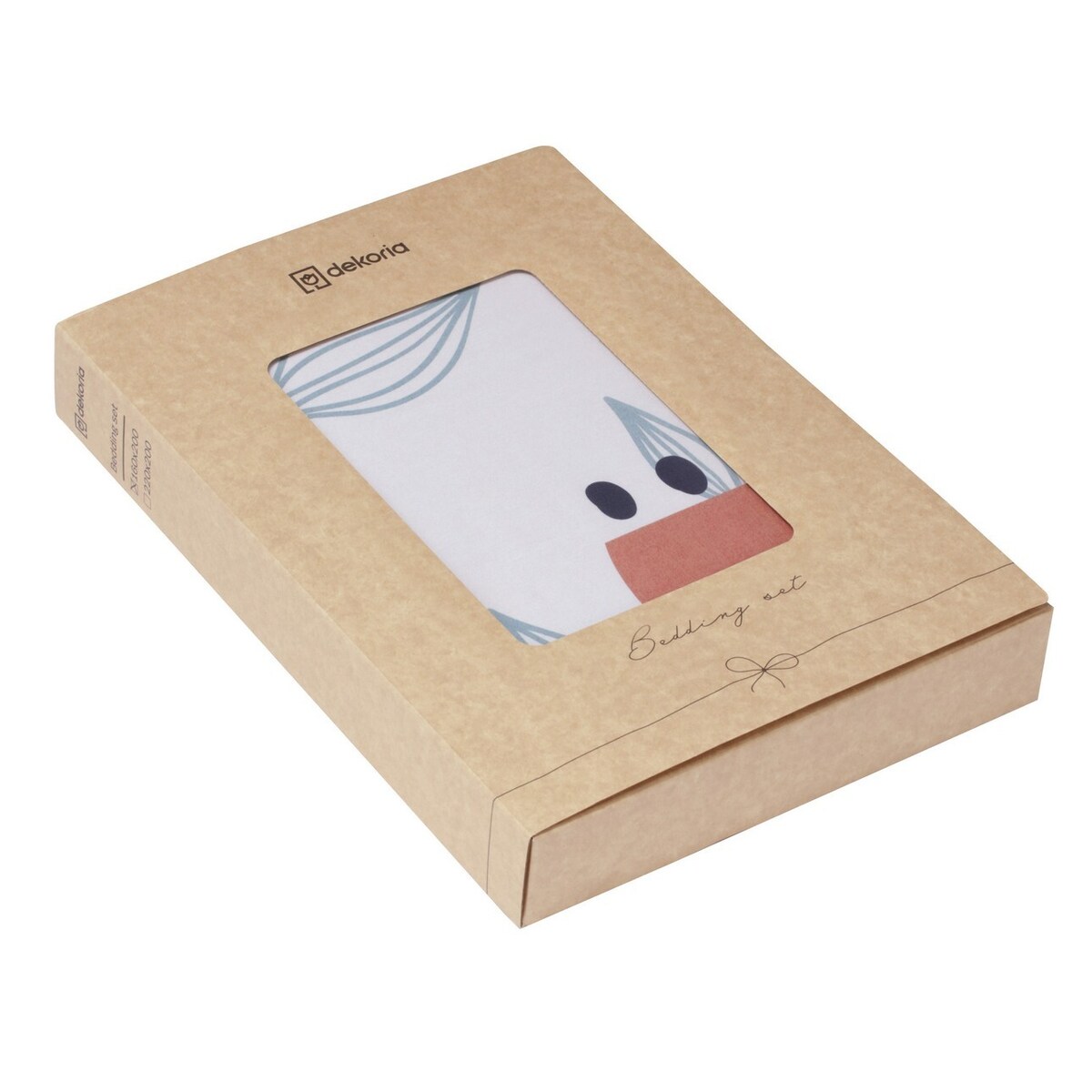 Komplet pościeli bawełnianej Abtrative Poppy 160x200cm, 160 x 200 cm