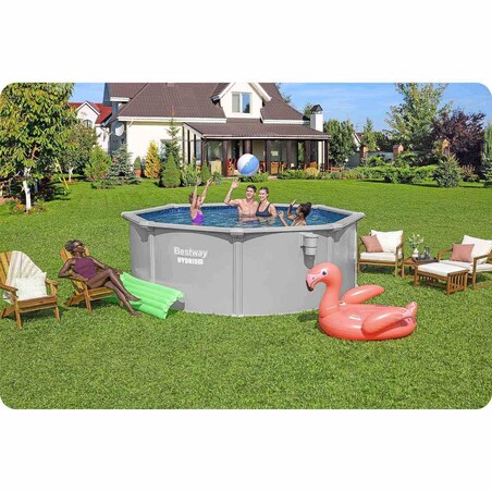 Basen stelażowy Hydrium 366x122 Bestway całoroczny 56574 zestaw 13w1