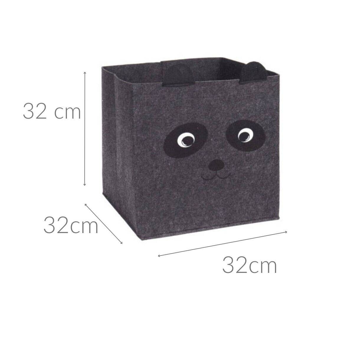 Pojemnik na zabawki CUTIES, 32 x 32 x 32 cm