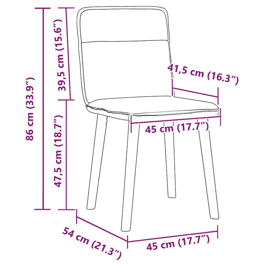 vidaXL Krzesła stołowe, 2 szt., ciemnozielone, obite tkaniną