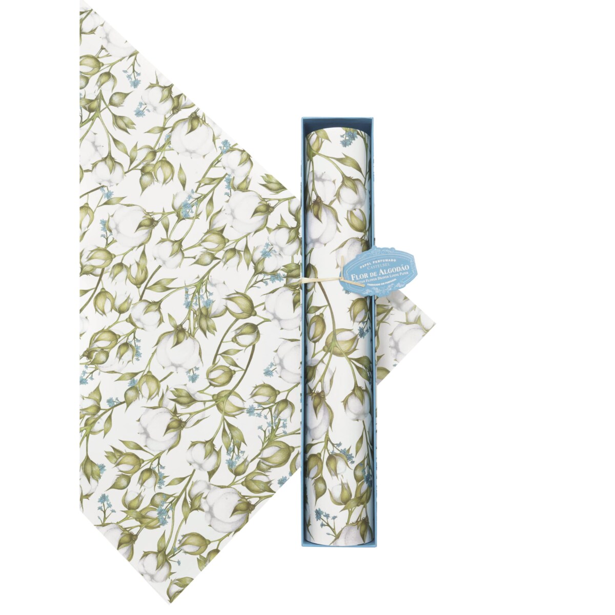 Ozdobny papier zapachowy Castelbel kwiat bawełny