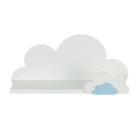 Półka Clouds 53x17x27cm blue, 53 x 17 x 27 cm