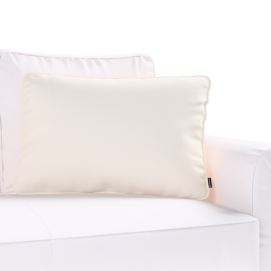 Poszewka Gabi na poduszkę prostokątna 60x40 kremowa biel